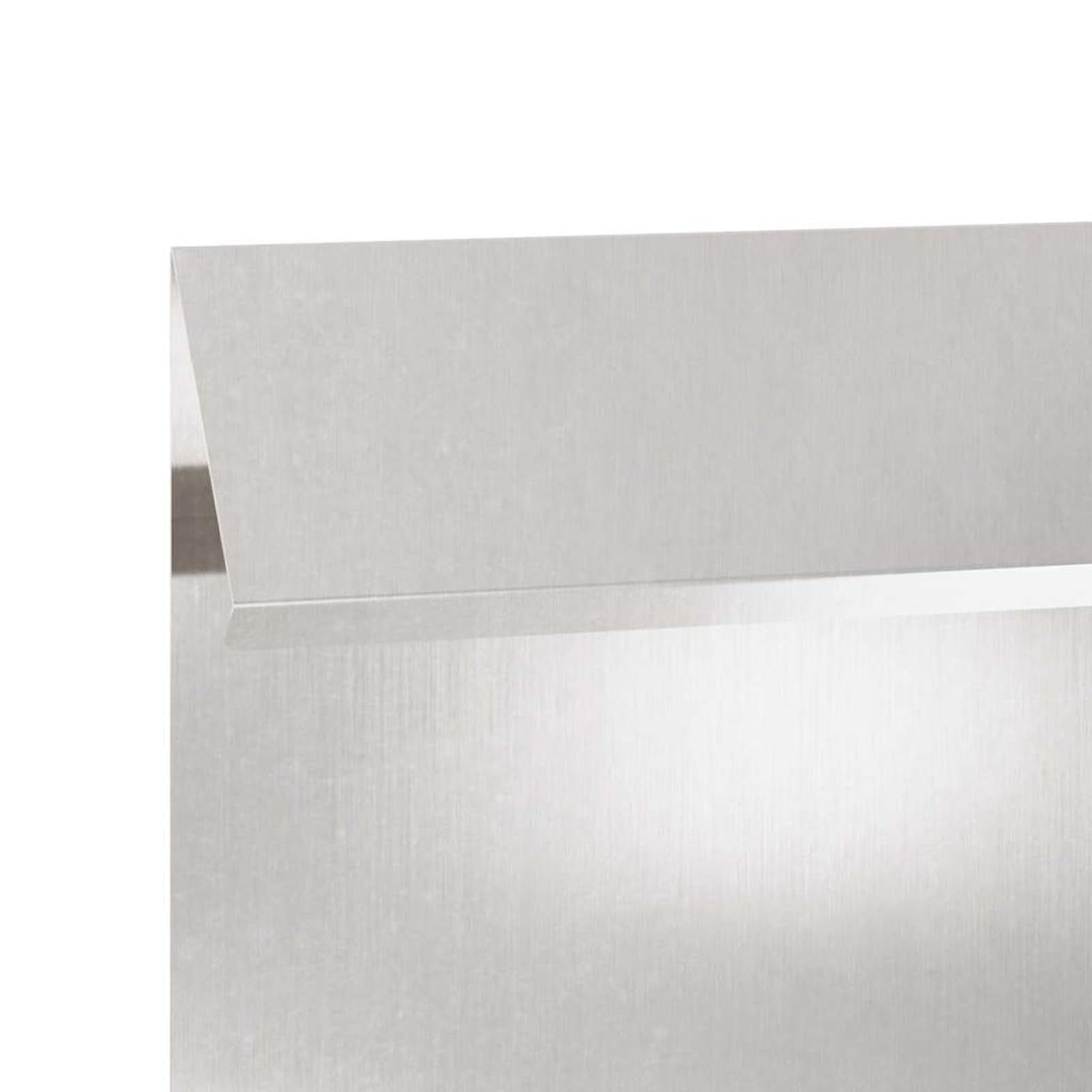 Gecheer Schneckenzaun, Metall Schneckenschutz Edelstahl 100 x 3,5 x 25 cm für Garten und Terrasse