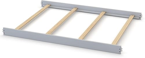 Miniatura 36 de Kit de conversión de tamaño completo, rieles de cama para cunas convertibles Evolur para bebé, riel de madera maciza, riel de cama para niños y Gris