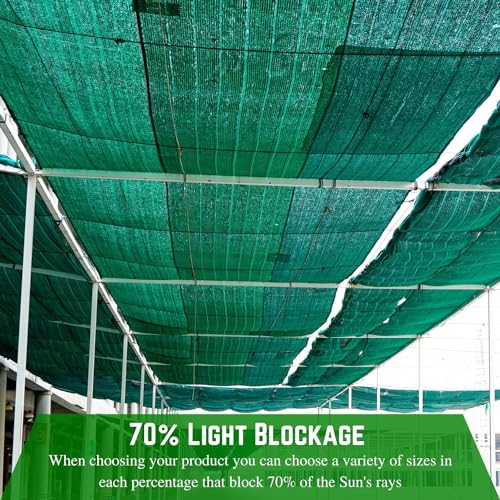 Image of Heart Home Green Shade Net|UV Resistant Sun Mesh Shade|Net /for Balcony, Garden, Lawn (10 x 6 FEET)