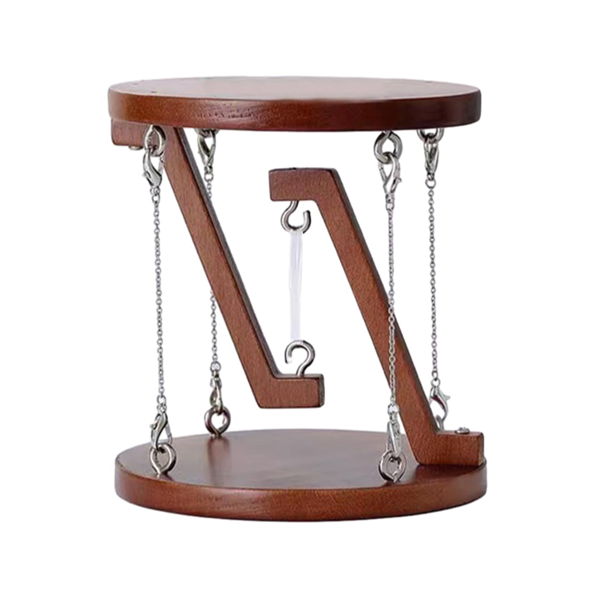 テンセグリティ構造 無重力サイドテーブル❗️アンティークチェーン