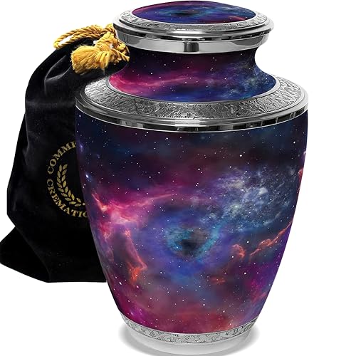 Image of Cosmic Galaxy Cremation Urns for Human Ashes Adult Female Urns for Ashes