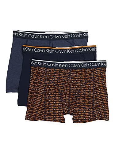 Calvin Klein Men`s Cotton Stretch Boxer Briefs 3 Pack (O(NP2422-401)/O_O, Large)