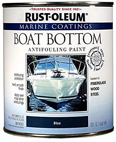 Rust-Oleum 207013 Marine Boat Bottom Antifouling Paint, 1 Quarts (Pack of 1), Blue, 11 Fl Oz #1