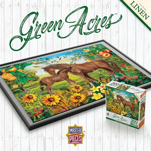 Masterpieces Puzzle de 300 Piezas EZ Grip - Neighs & Nuzzles - 24"x18" miniatura 6