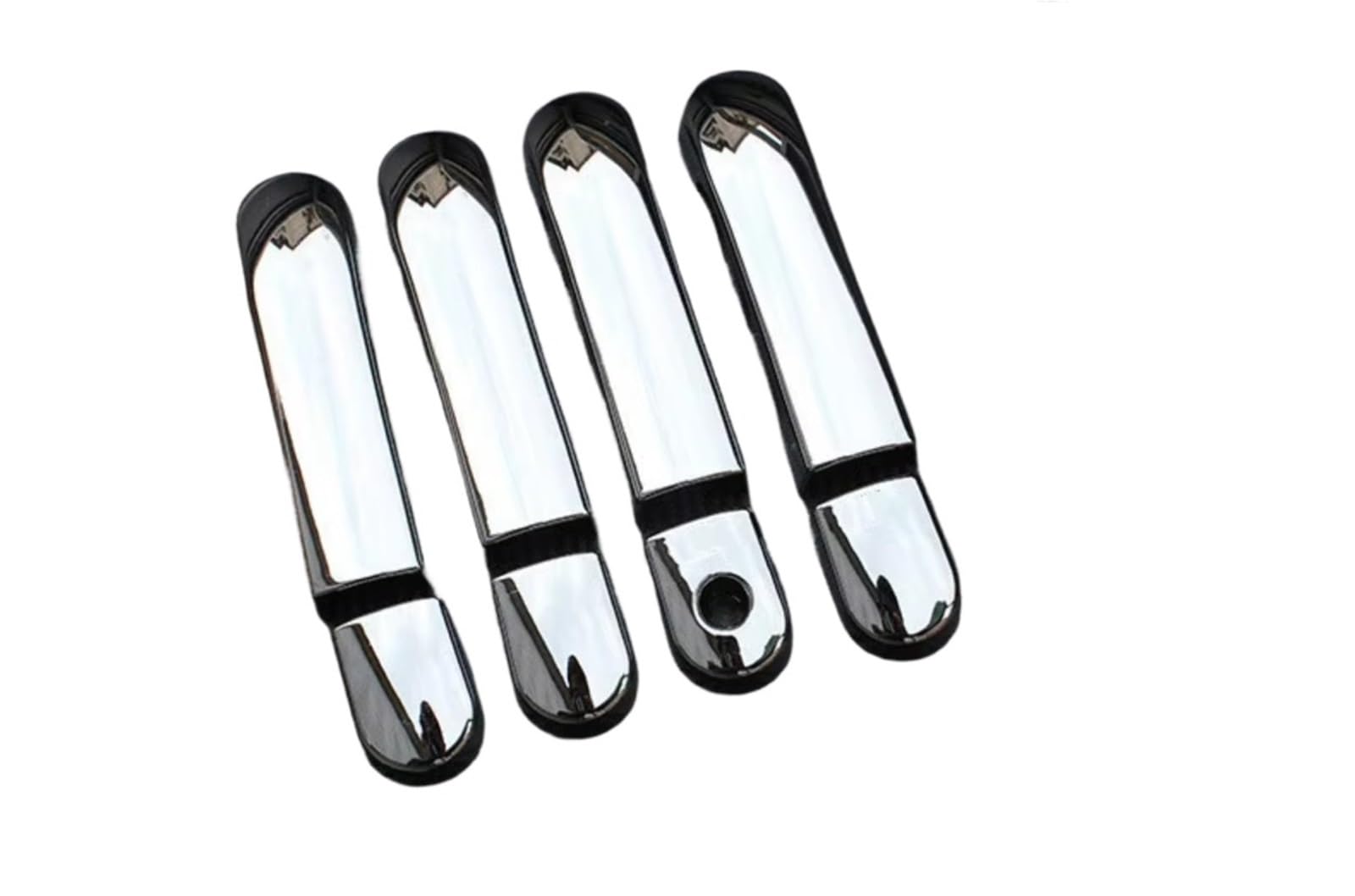 Iukmr Handle No Button For Nissan For Versa For Tiida 2004-2011 Car Decal Sticker Chrome Carbon Fiber Door Handle Covers Car Outer Door Handle(Handle No Button)