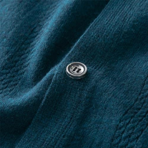 Bollrllr 2024 Winter Men's Knitted Warm Large Size Vest Button V Neck Sleeveless Cardigan Sweater Vest4