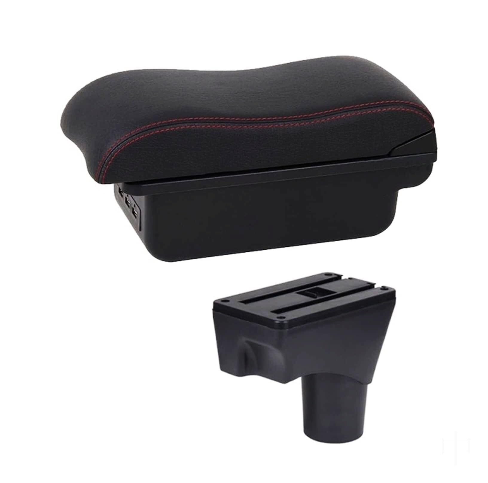 Coussin d'accoudoir central de voiture Pour Nissan, Pour March, Pour Micra K13 MK4 IV : accoudoir central avec port USB