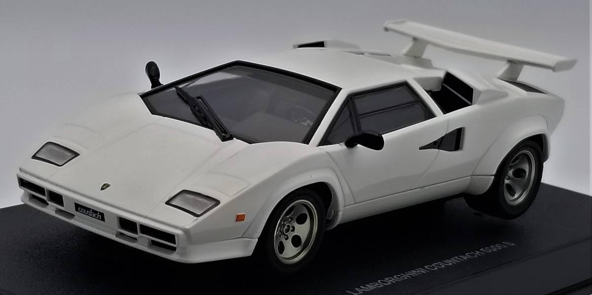 ミニカー Autoart Lamborghini Countach LP5000S 1/43 AUTOart LAMBORGHINI COUNTACH 5000 S 5000S - WHITE