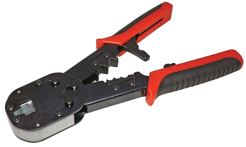 Herramienta de crimpado de rachet, RJ45, cable grande, herramientas de crimpado, cantidad X 1 | TR2076
