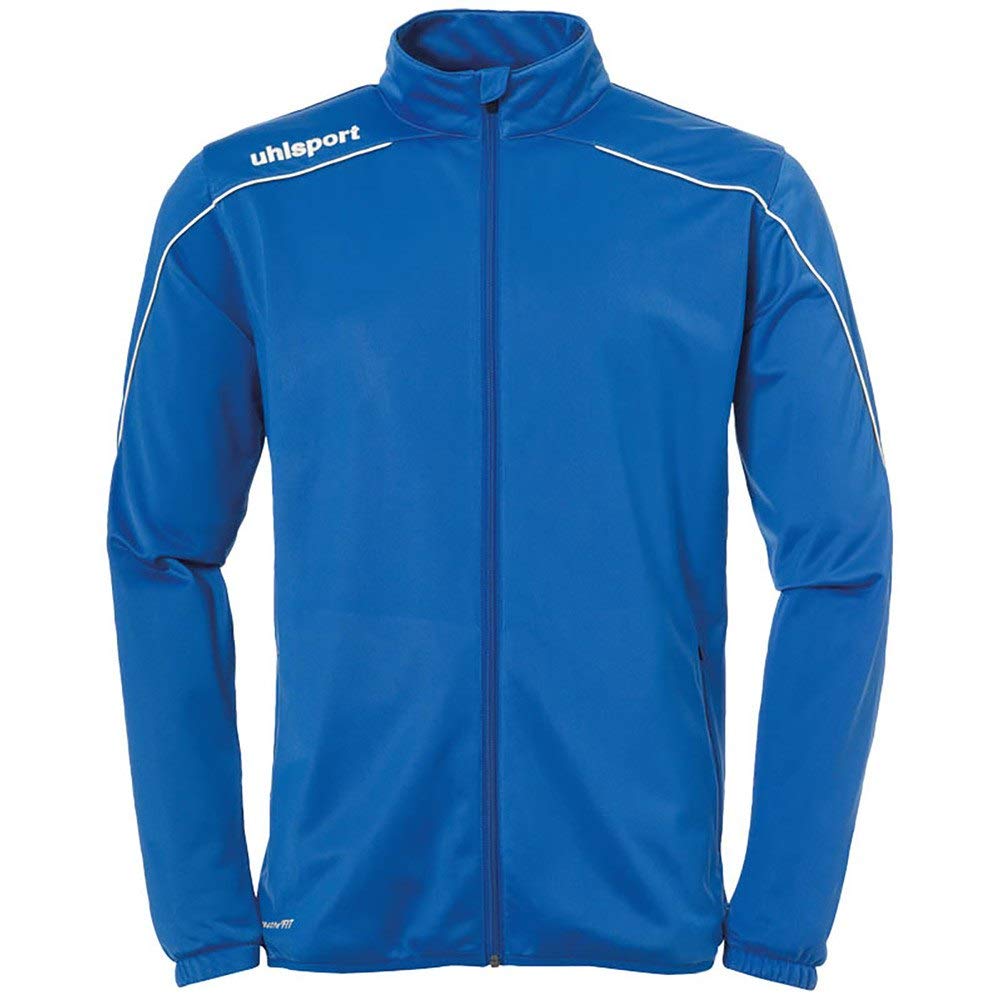 Uhlsport Stream 22 Classic Jacket - Azure Blue/White, Small