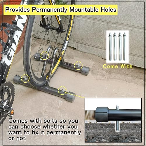 Soportes de bicicleta para almacenamiento vertical sin esfuerzo 6