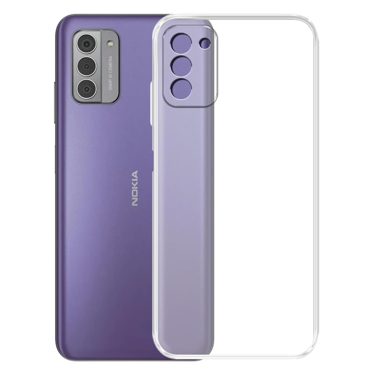 Amazon Brand - Solimo Back Case Cover for Nokia G42 5G (Silicone_Clear) (B0CK5Q7M75) Amazon Price History, Amazon Price Tracker
