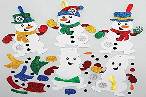 Kit de décoration de bonhomme de neige en spirale à colorier Kit de décoration de bonhomme de neige en spirale à colorier