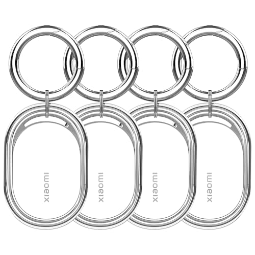 [4�Z�b�g] Xiaomi tag�p�̃P�[�X �J�o�[ ���������� �N���A�P�[�X TPU�ގ� �y�� ���^ �h�� �h�o ���E�ȒP Xiaomi tag�g���b�J�[�Ή� �ی�J�o�[ �J���r�i�t�� (A-�Z�b�g)