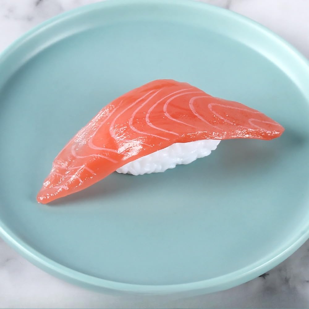 "NexPon" 5pcs Cute Sushi Fridge Magnets Japanese Food Fun Magnets Refrigerator Whiteboard Artificial Sushi Food Play Toy Dollhouse Cake Kitchen Decor Gift (C) : Home & Kitchen