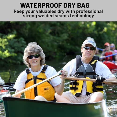 Bolsa seca impermeable Cliduli 10L, mochila con patrón de estrella de mar para playa y actividades náuticas miniatura 5