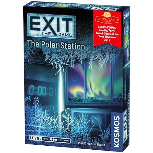 Thames & Kosmos EXIT: The Polar Station | Escape Room Card Game | Mystery & Puzzle Game for Kids & Adults Age 12+ | 14 Players | Family Game Night | Fun Adventure Game | Perfect for Gifting