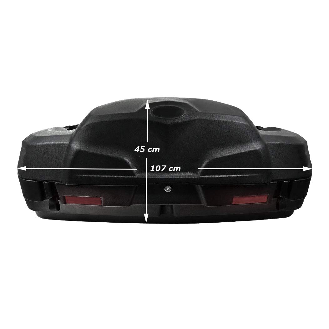 ATV Quad Koffer Top Case Quadkoffer Transportbox Gepäcktasche Staubox Box L7500 Schwarz