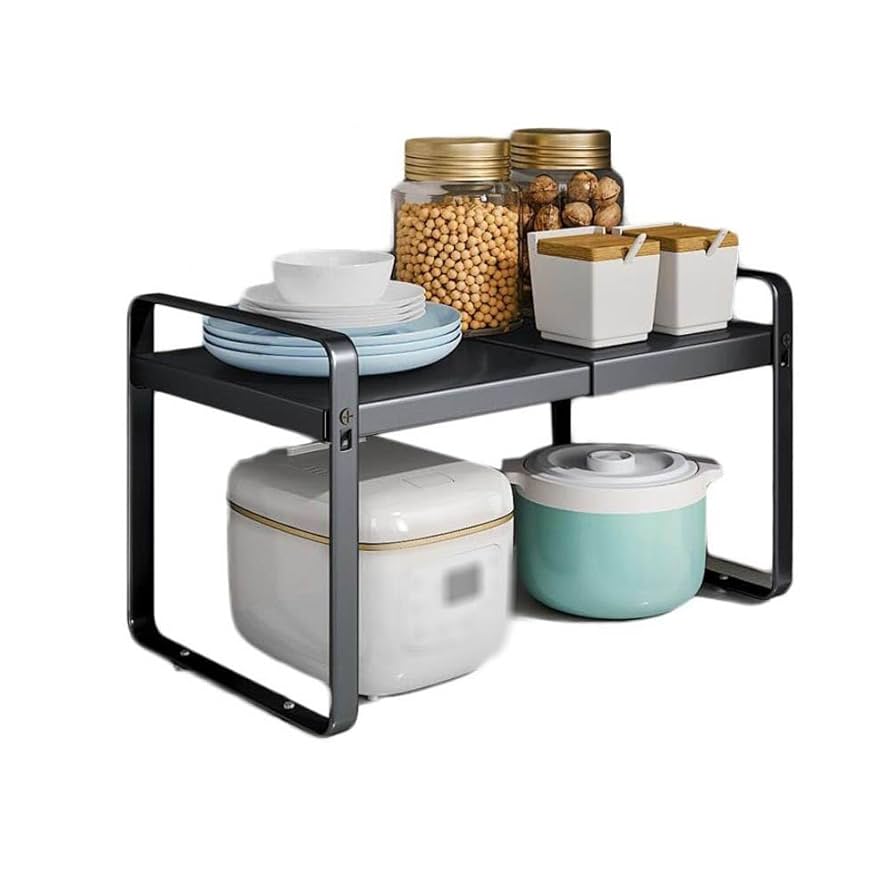 Amazon｜伸縮ラック キッチンラック 伸縮棚 棚 調味料ラック