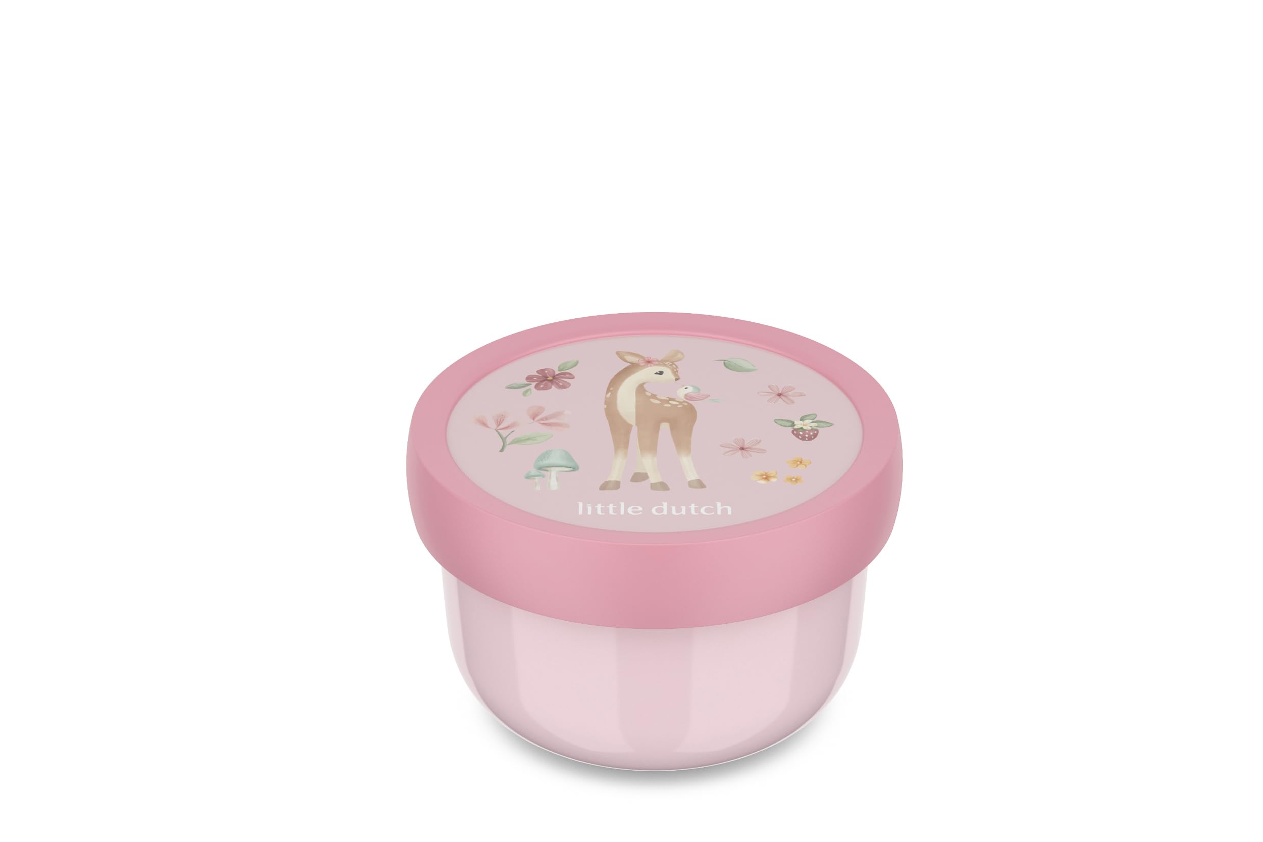 Mepal Fruitbox Campus Little Dutch, Snack Box for Kids Dishwasher and Microwave Safe, BPA-free, 300 ml, Fairy Garden