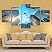 Produktbild axqisqx Wohnzimmer Hd Gedruckt Dekoration Poster Moderne Wand 5 Panel Der Goldene Himmel Von Venedig Home Art Bilder Malerei