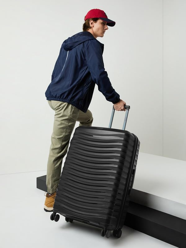 Image of Wildcraft Polypropylene Titan Luggage Bag /Trolley Bag /Suitcase for Mens & Womens | Unisex Luggage Bag with Wheels | Trolley Bag