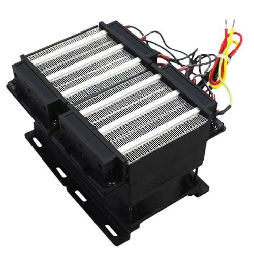 Elemento calefactor PTC de cerámica PTC, 220 V, 1500 W, termostato de cerámica con aislamiento eléctrico, termostato PTC de alto rendimiento PTCYIDU