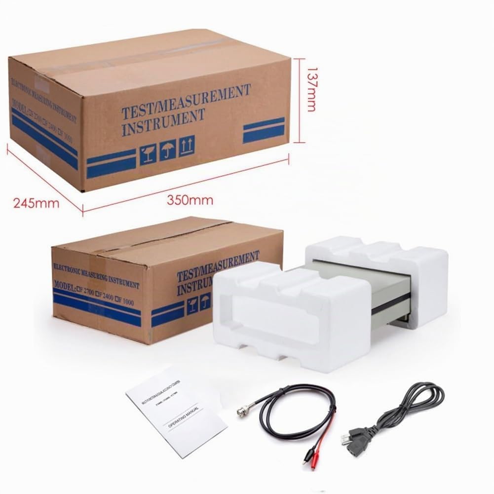 Misuratore di frequenza digitale ad alta precisione a LED, misuratore di potenza industriale 10Hz-2700 MHz, frequenzimetro digitale a 8 cifre, misurazione accumulata del periodo di frequenza