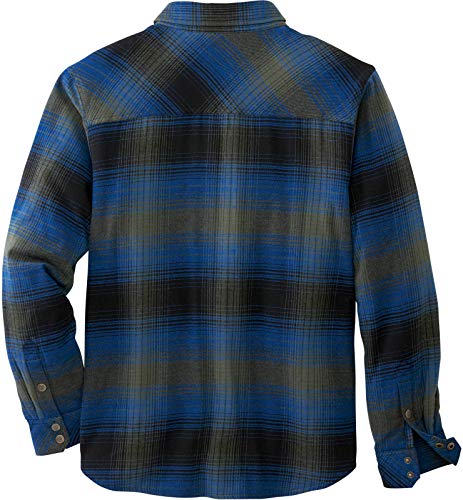 Image of Legendary Whitetails Mens Thermal Lined Shirt Jacket Plaid Flannel Polyfill Insulated Shacket