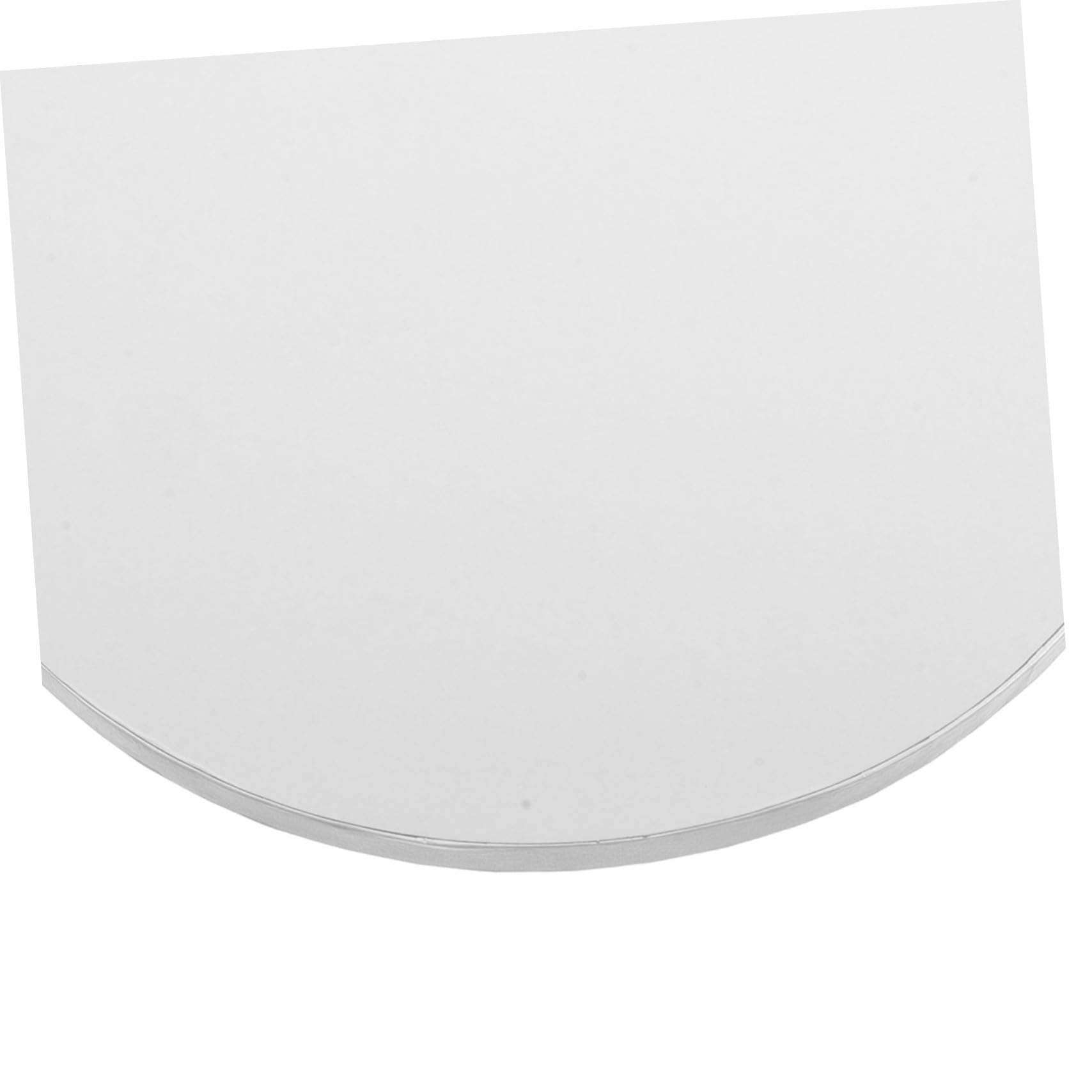 Plateaux à Gâteau Ronds 5 Pièces en Papier Ondulé Blanc