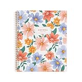 Blue Sky 2024-2025 Academic Year Teacher Weekly and Monthly Lesson Planner, 8.5' x 11', Flexible Cover, Wirebound, Kalinda (150647)