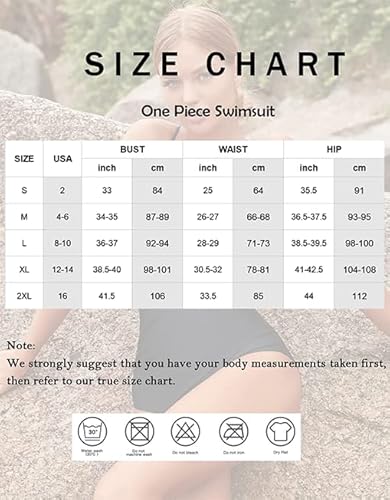 Boniee Women's One Piece Padded Swimsuit Athletic Tummy Control V Neck Swimwear Stripe Cross Bathing Suits Geometric M White #TOP5