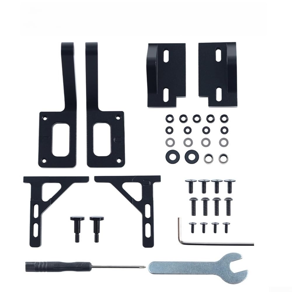 Kit de bisagra de puerta de metal de 180/270 grados, para impresora 3D P2S, reemplazo de aleación de aluminio mecanizado CNC, diseño resistente para un funcionamiento suave