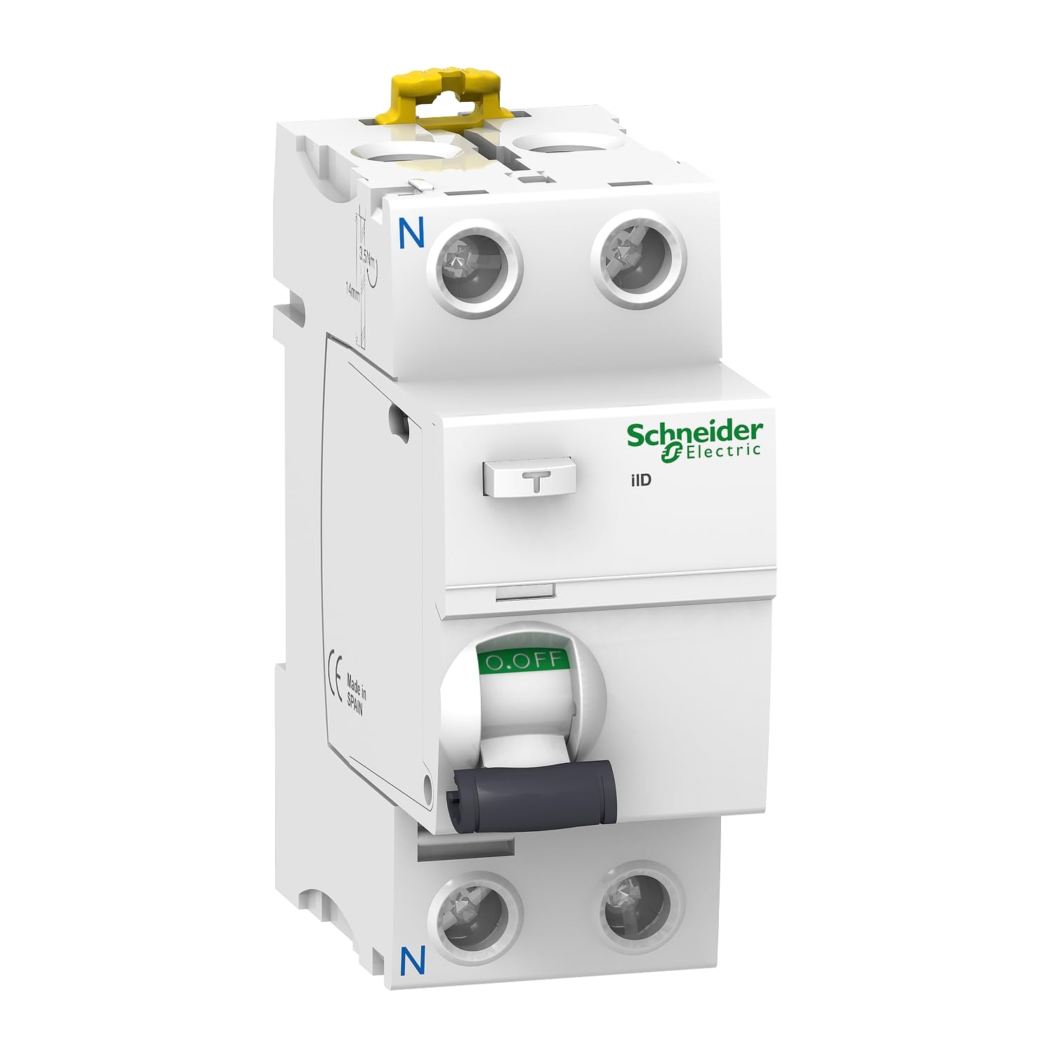 Schneider Electric - Acti9, iID interrupteur différentiel 2P 40A 100mA type AC - A9R12240