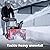 PowerSmart Snow Blower Gas Powered 24 in. 2-Stage 212cc Engine with Electric Start, LED Light, Self Propelled