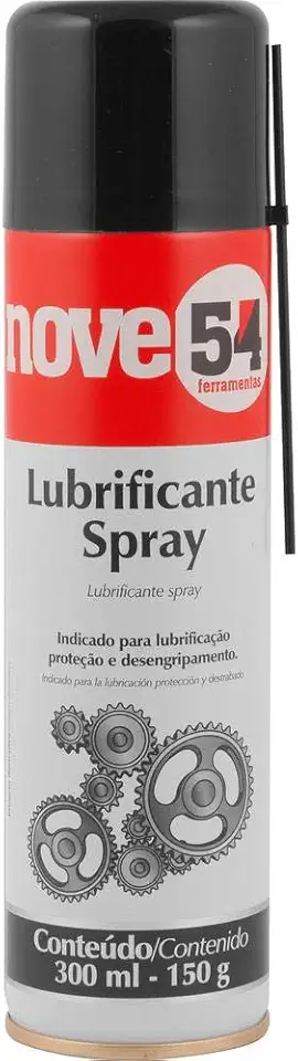 Lubrificante Em Spray 300 Ml/150 G Nove54 Nove 54