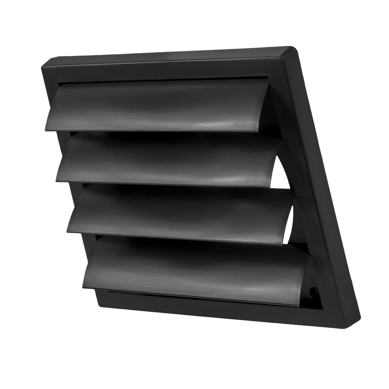 Wgbosmg 8 Inches Upgrades Dryer Vent Cover With Louvered Grille & Flanges Outdoor Dryer Vent Hoods Abs For Weatherproof Protect Outdoor Outlet Cover