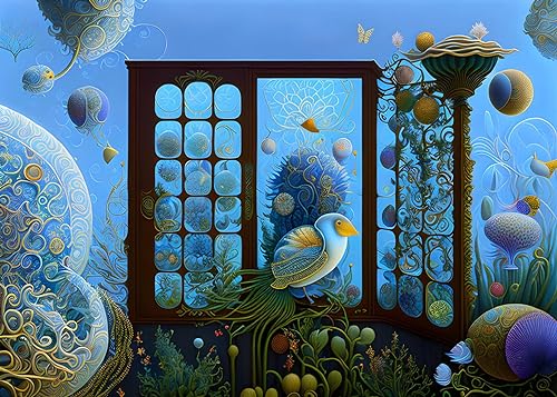 Tableau sur toile coloré fantastique pour grand mur de chambre