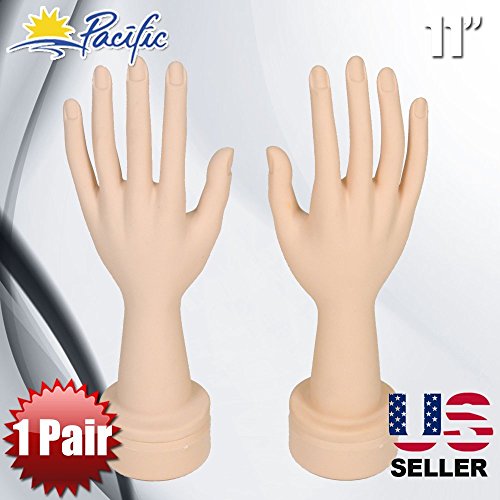 A1 Pacific Inc. Mannequin Movable Flexible Hand Display Jewelry Bracelet Nail Ring Holder