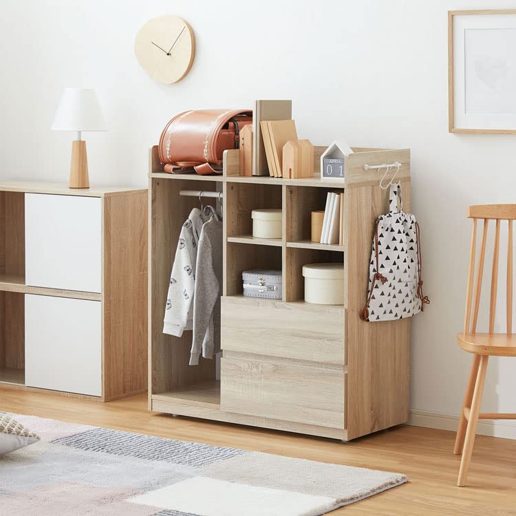 Amazon.co.jp: ランドセルラック2人用 おしゃれ ハンガー キャスター  