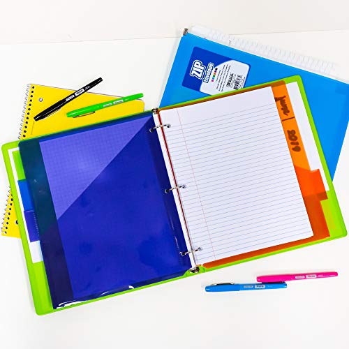 BAZIC College Ruled 100 Sheets Filler Paper, 3 Hole Punched Lined Filler Papers, for 3-Ring Binders Writing Office College Student, 1-Pack - Thumbnail 7