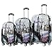 Produktbild BEIBYE Polycarbonat Hartschale Koffer 2060 Trolley Reisekoffer Reisekofferset Beutycase 3er oder 4er Set (New York)