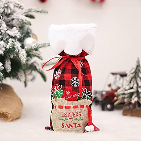 Pat Catans Christmas Contest 2022 Amazon.com | Year 2022 Christmas Wine Bottle Dust Cover Bag Santa Claus  Noel Dinner Table Decor Decorations For Home Xmas Natal,152-Red Black: Bar  Tools & Drinkware