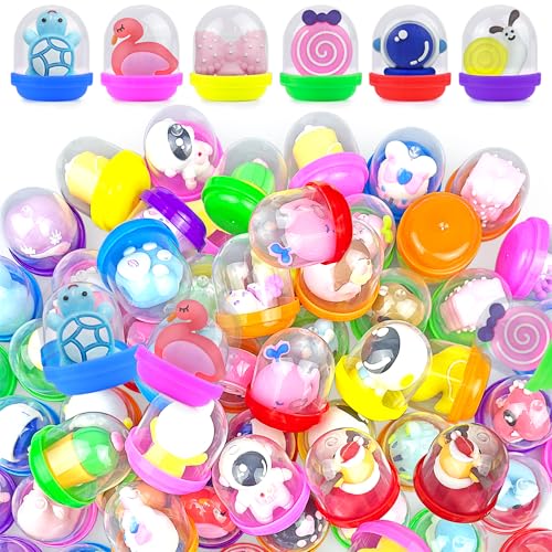 XIPEGPA 70 PCS Mini Cute Capsules Party Favor for Classroom Rewards Goodie Bag Box Birthday Party Favors