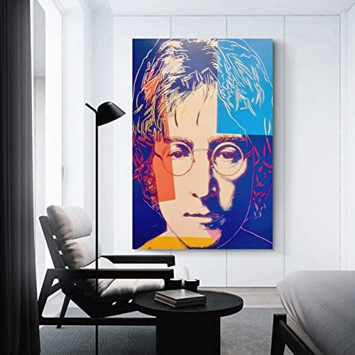 1990 – Poster Andy Warhol John Lennon pour décoration murale, décoration murale, chambre à coucher, bureau, salon… - Les Beatles, Paul McCartney, John Lennon, RIngo Starr, George Harrison 1990 – Poster Andy Warhol John Lennon pour décoration murale, décoration murale, chambre à coucher, bureau, salon… – Image 4