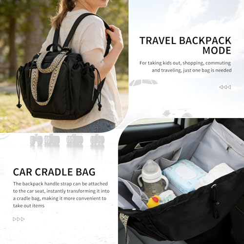 Bolsa organizadora de viaje convertible multifuncional para mujer miniatura 7