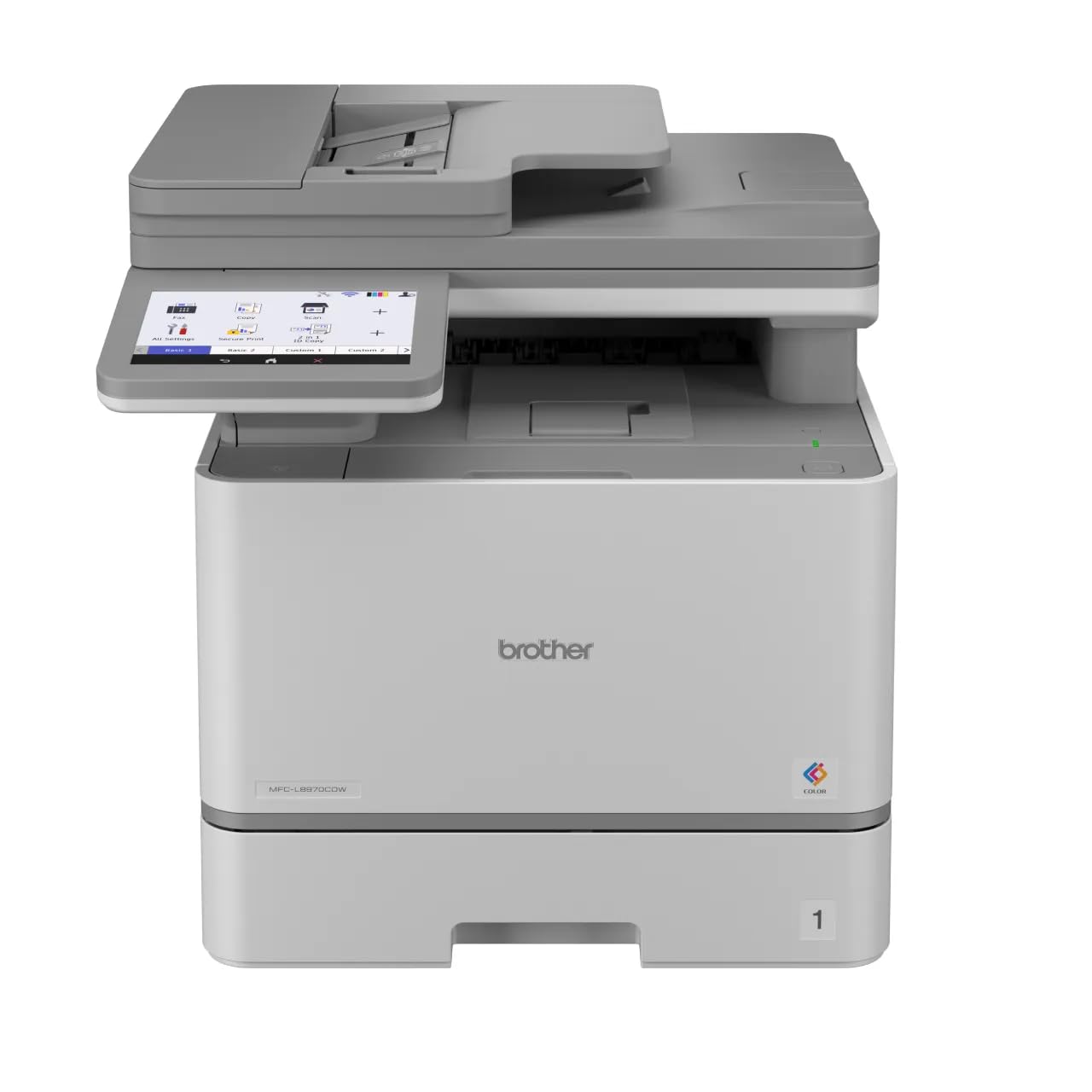 Brother MFCL8730CDW Multifunzione Laser a Colori 31 ppm Stampa Copia Scan Fronte/Retro Touchscreen 8.8 cm WiFi LAN USB NFC