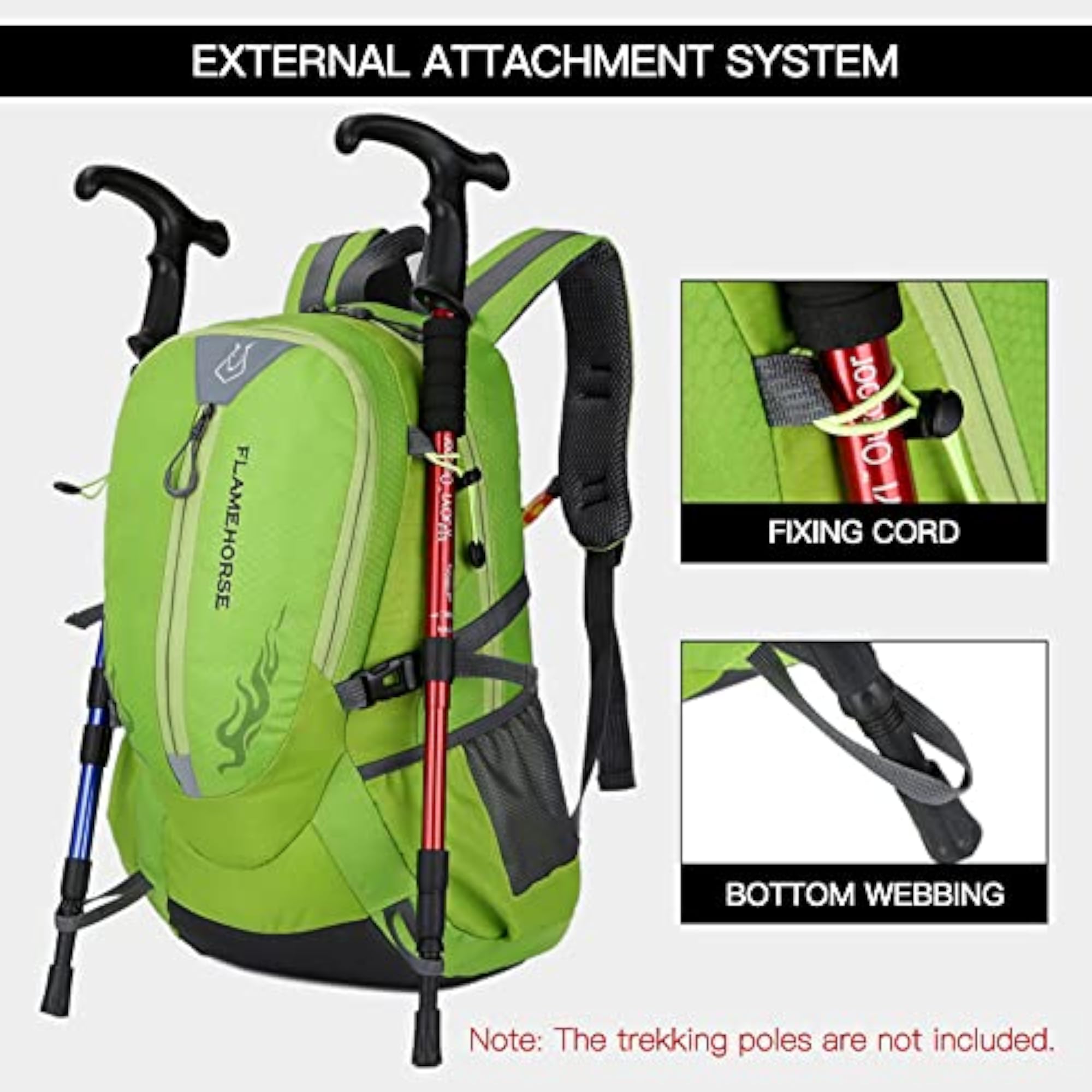 Lightweight Water-Resistant Hiking Backpack