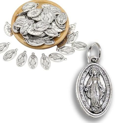 Medalla Virgen Milagrosa.(13uds). Medalla de la Virgen Milagrosa para regalar y compartir con tus seres queridos. Pequeñas y ligeras para llevarlas en cualquier lugar contigo VLC ArtsⓇ