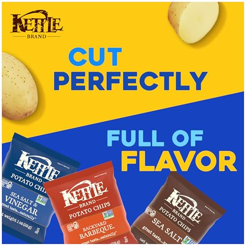 Image of Kettle Brand Potato Chips Variety Pack, 1 Oz, 20 Ct (Pack of 5)
